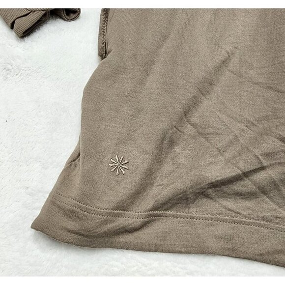 Athleta Pranayama Restore Wrap Cardigan Clay Brown Medium - Picture 6 of 9